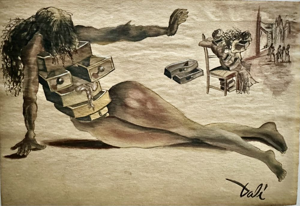 Obrazy recznie malowane kolekcja 3 szt Salvadore Dali