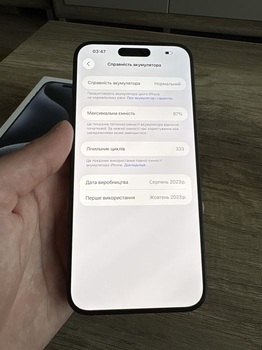 Айфон IPhone 15 Pro Max 256 Blue Titanium