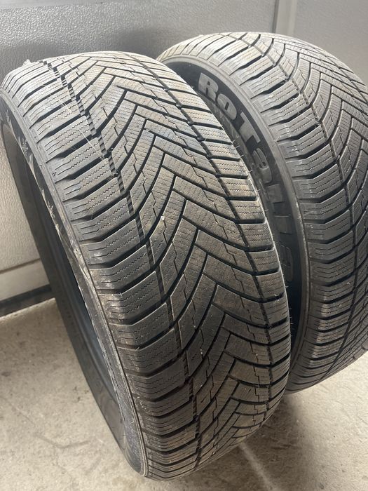 Opony zimowe 225/60/16r para dot2722 7.3mm