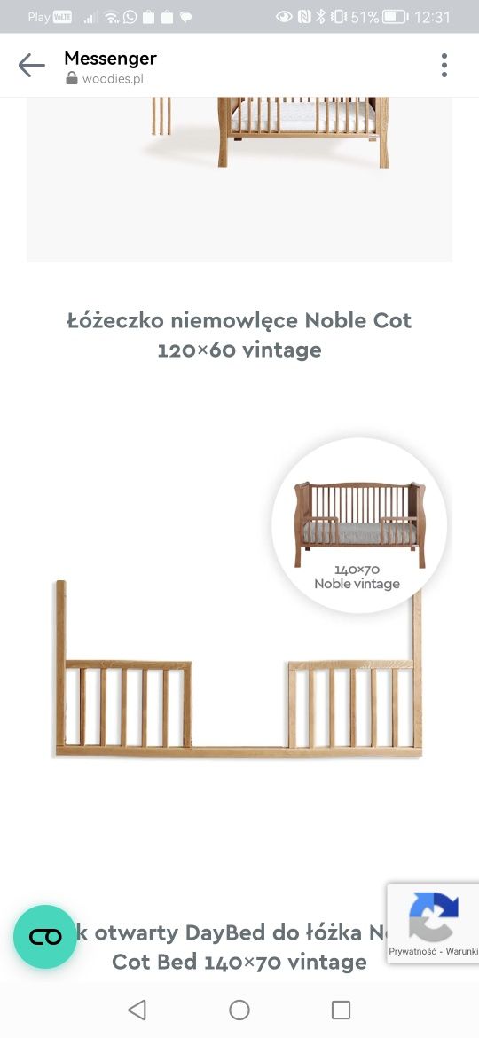 Łóżeczko dzieciece woodies +materac