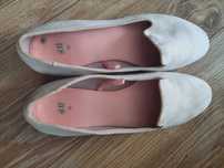 Buty baleriny H&M jasne rozmiar 38