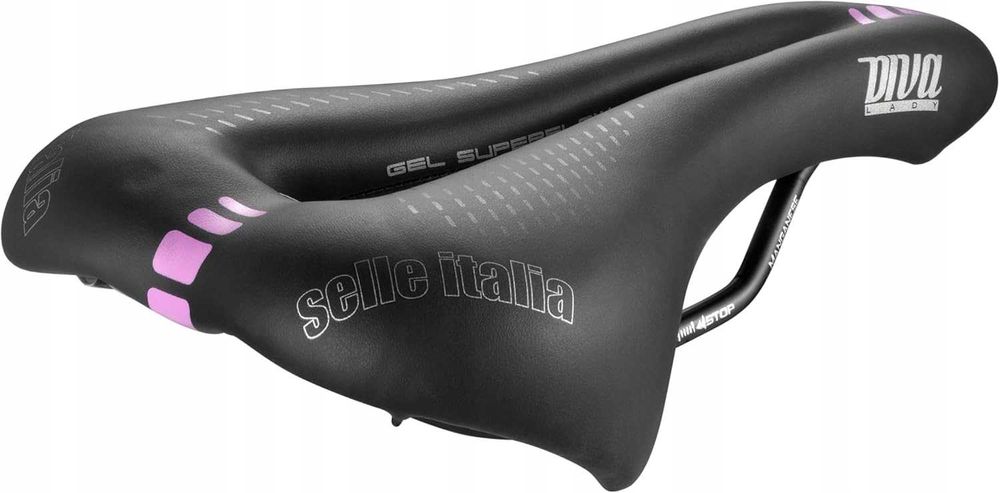 Siodełko Selle Italia Diva 135 mm różowe
