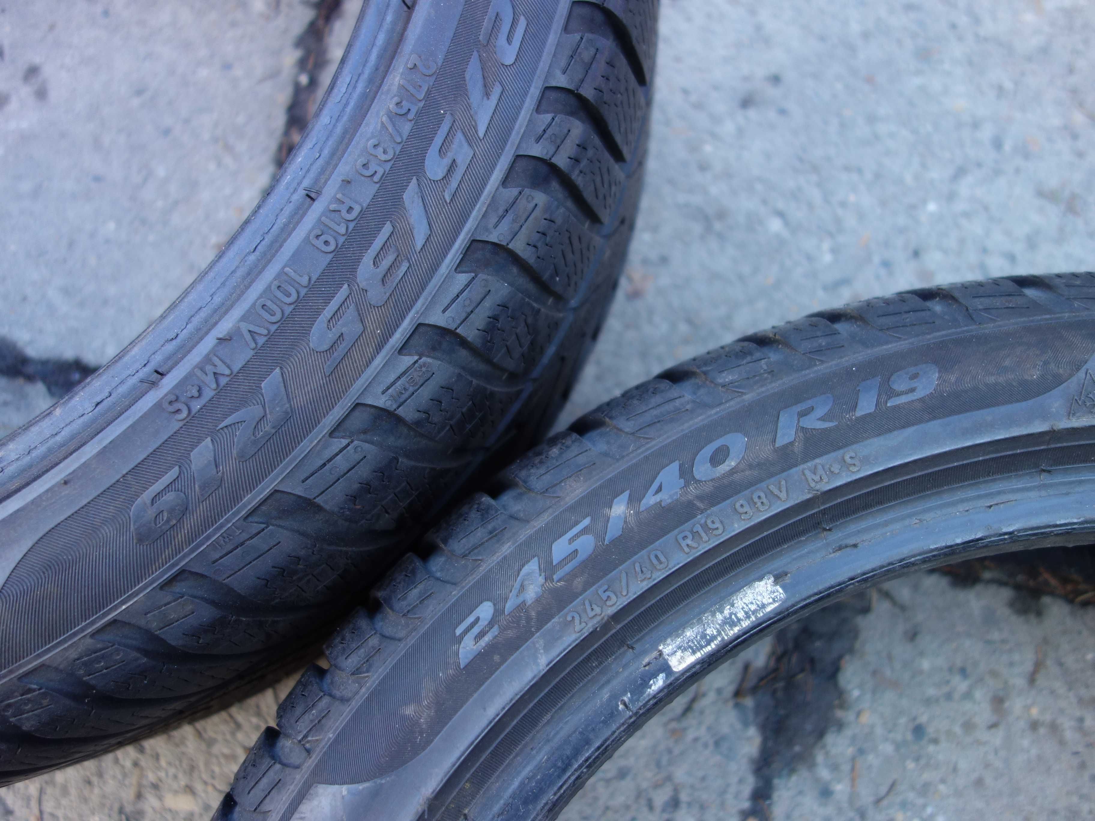 Opony Pirelli 275/35/19 & 245/40/19 Zimowe 2 sztuki RUN FLAT