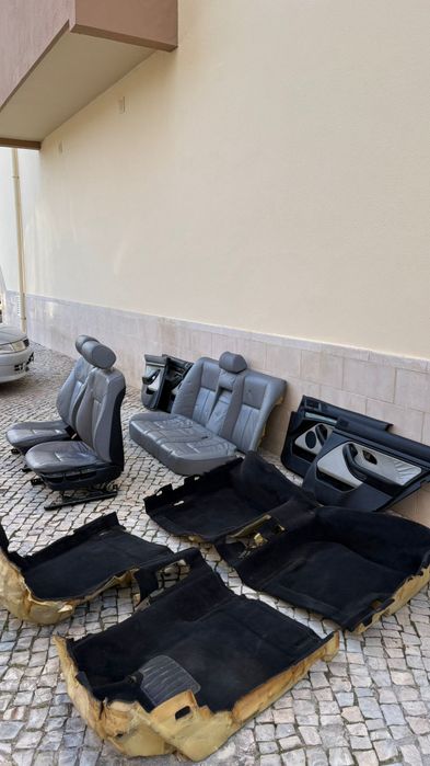 Bancos completos ,forras das portas em pele para BMW525TDS a39 conjunt