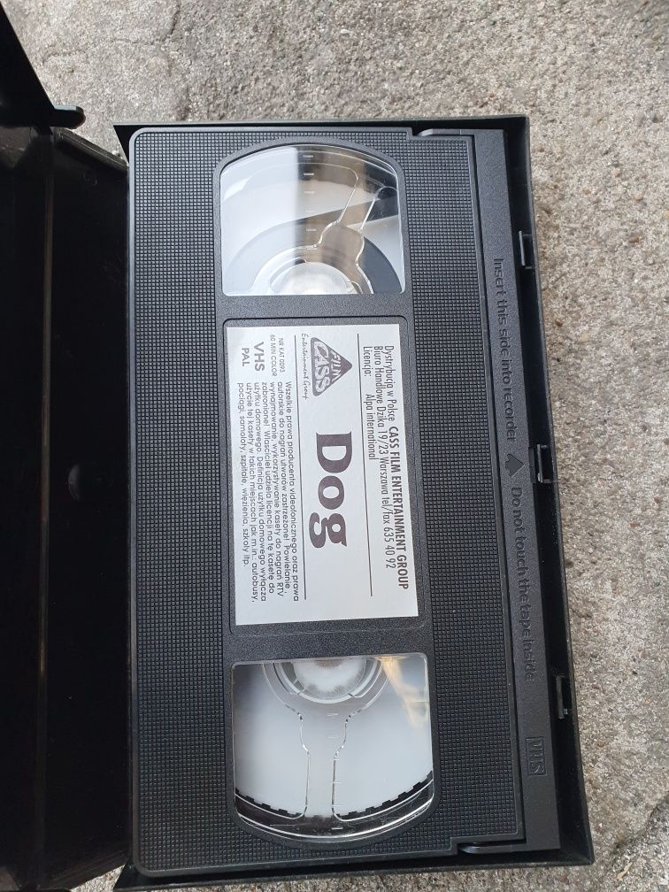 Kaseta VHS rasy psów Dog niemiecki
