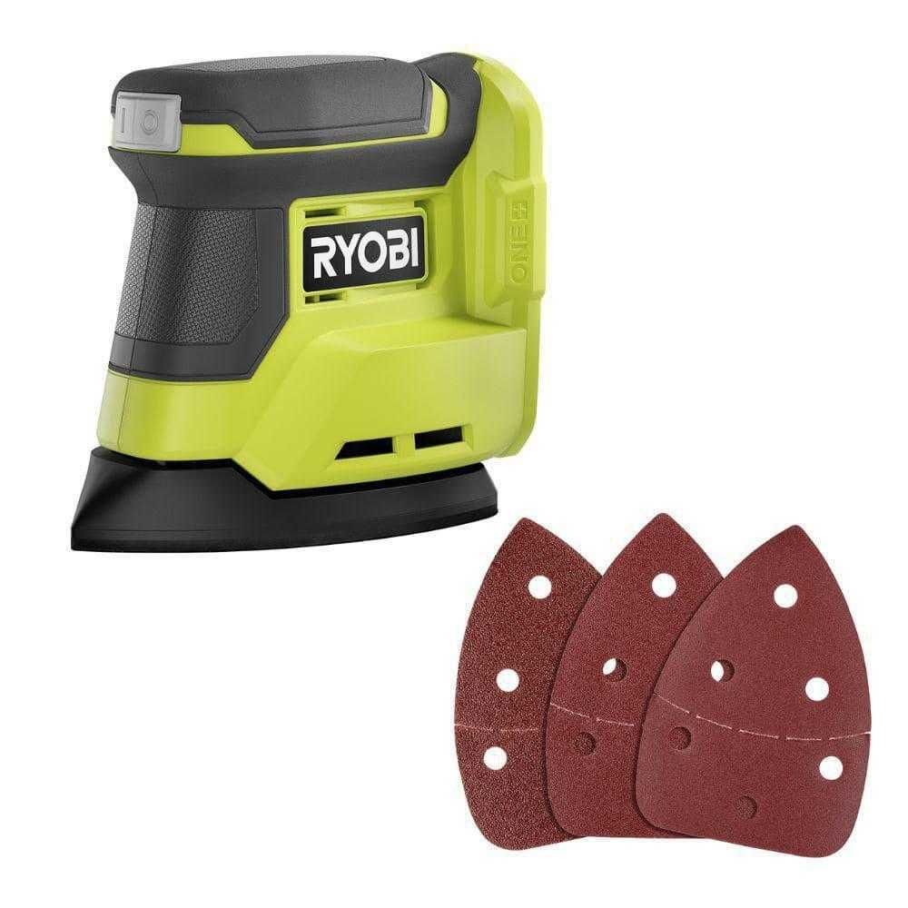 RYOBI ONE+ PCL416 18V вибрационная аккумуляторная шлифмашинка