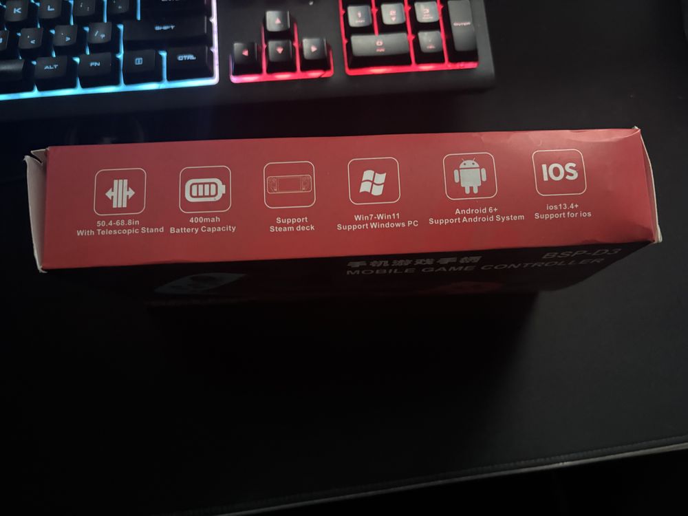 Gamepad kontroler bluetooth do telefonu Iphone Android PC