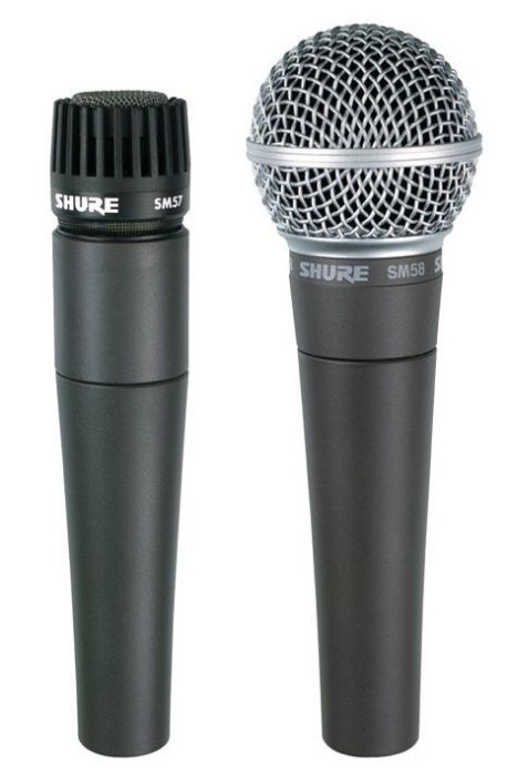 Shure SM57, SM58, SM81, Beta 58A, Beta 87A, Beta 52A, Beta 91