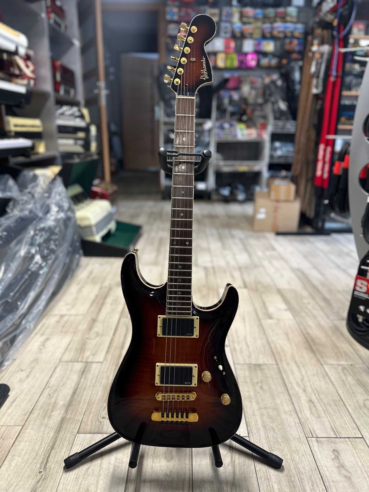 Witkowski gitara elektryczna używana + pokrowiec faktura