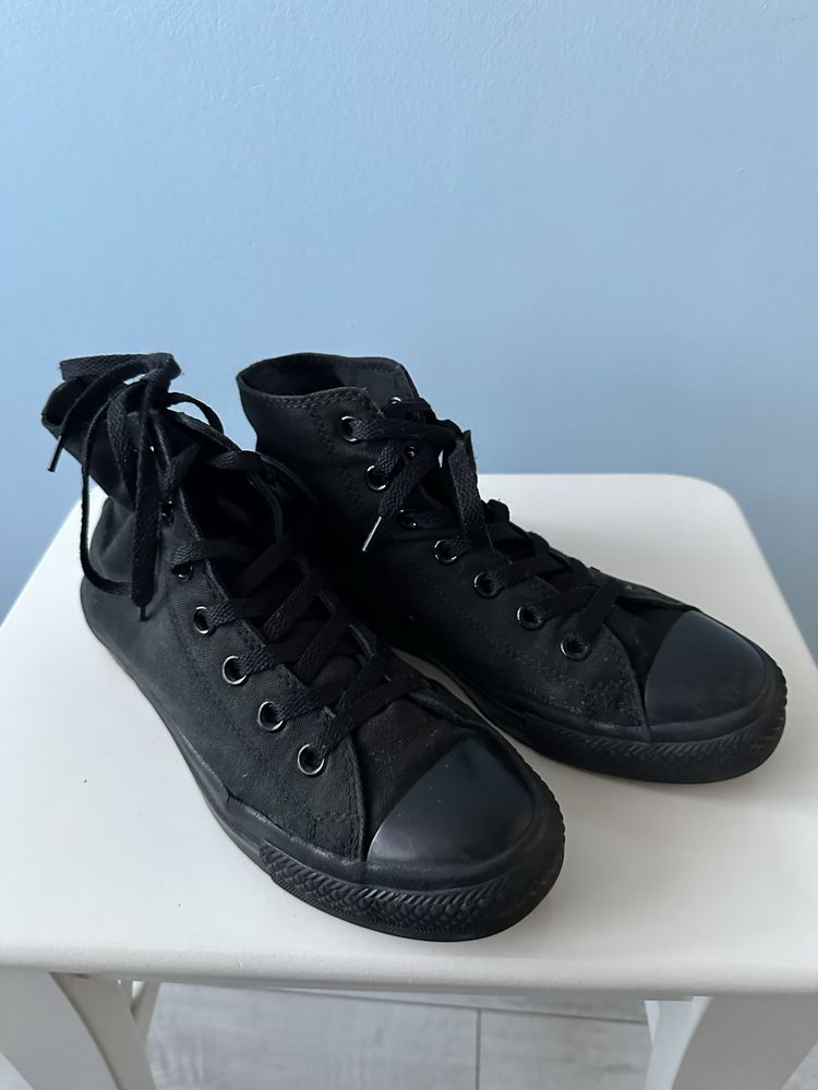 Trampki Converse czarne monochromatyczne 38