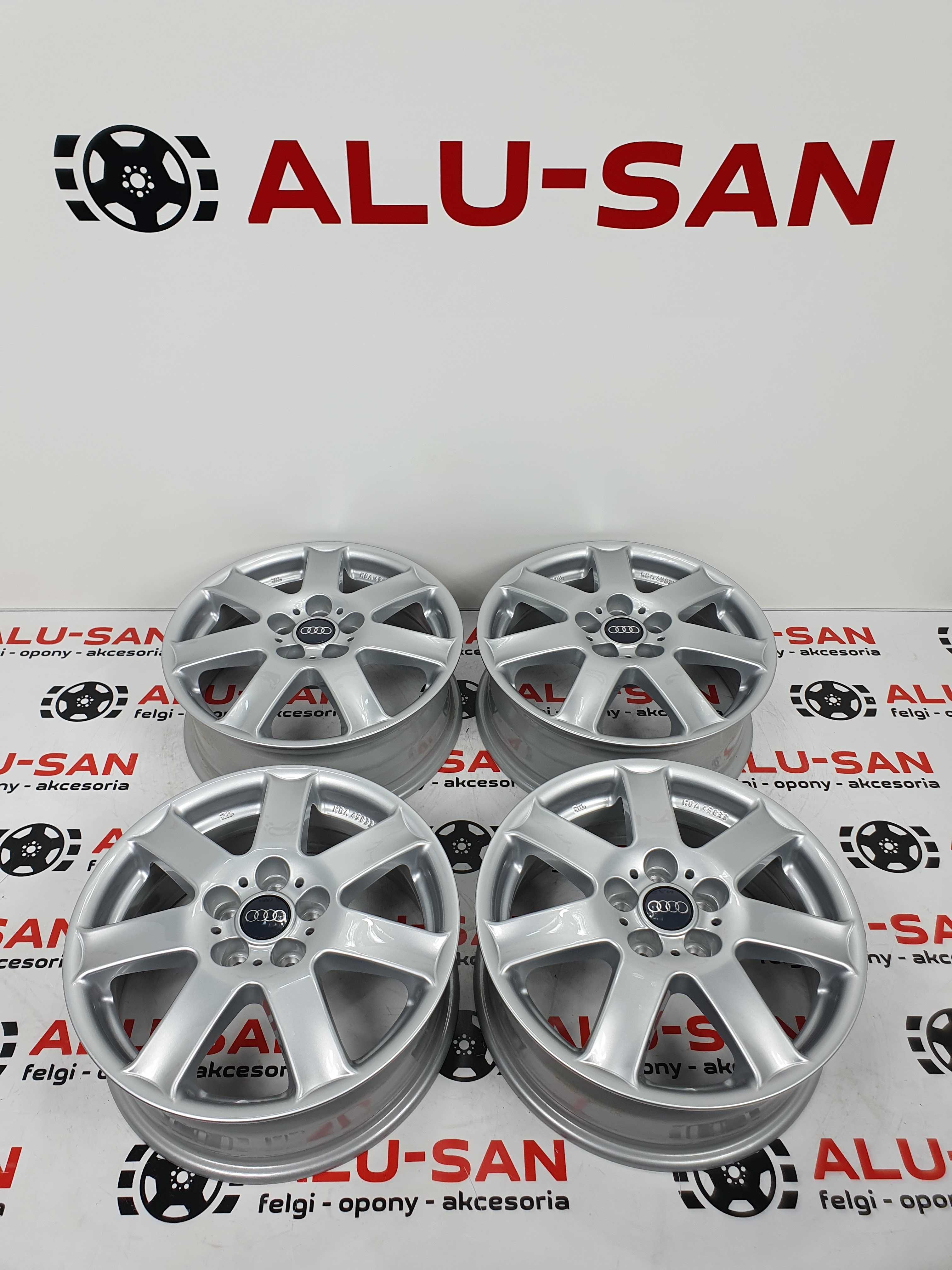 NOWE Alufelgi AUDI 16" 5x100 A1 A2 A3 TT SREBRNE