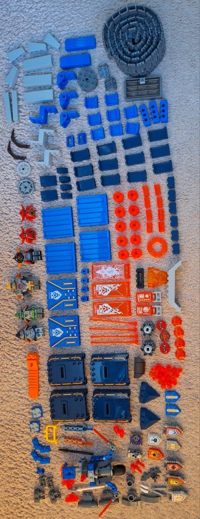 LEGO nexo knights instrukcja elementy akcesoria