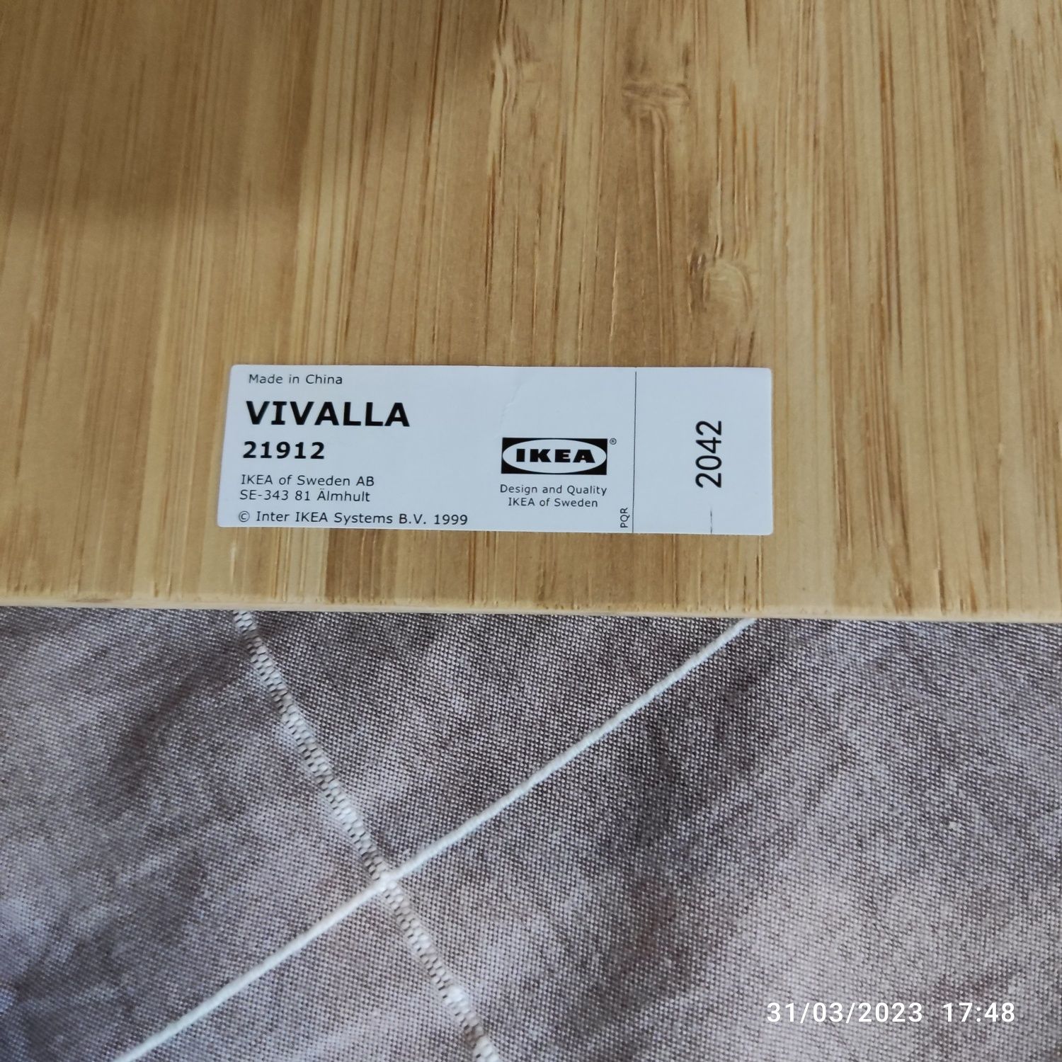 Suporte tablet IKEA vivalla bambu