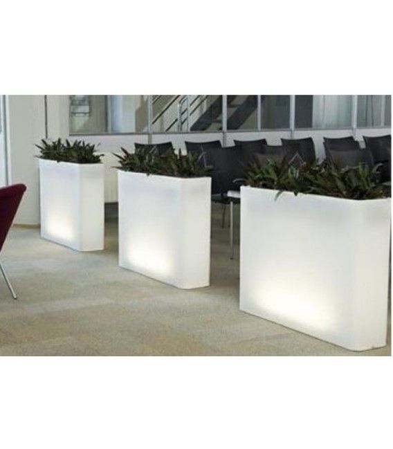 Floreiras decorativas com luz led