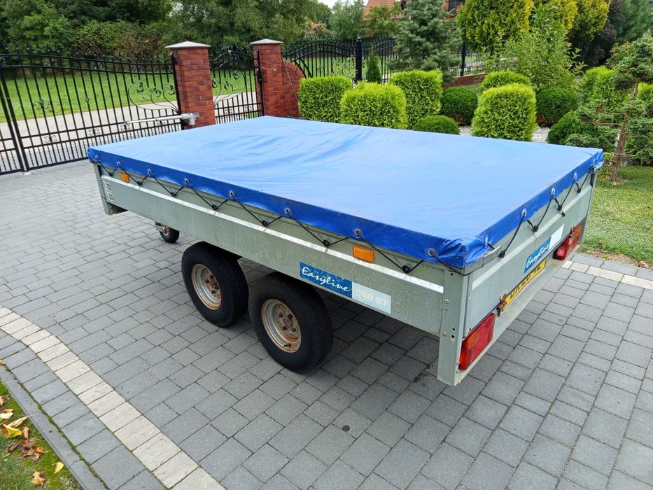 Przyczepka Samochodowa Lekka 750k Easyline Variant Brenderup Dwie Osie