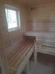 Sauna ogrodowa z przedsionkiem