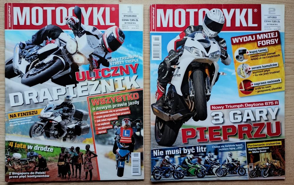 Motocykl czasopismo rocznik 2013