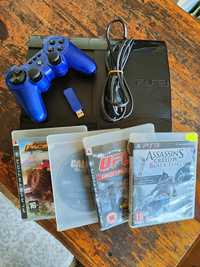 Konsola PlayStation 3 * PS3 * 4 gry * pad bezprzewodowy * torba gratis