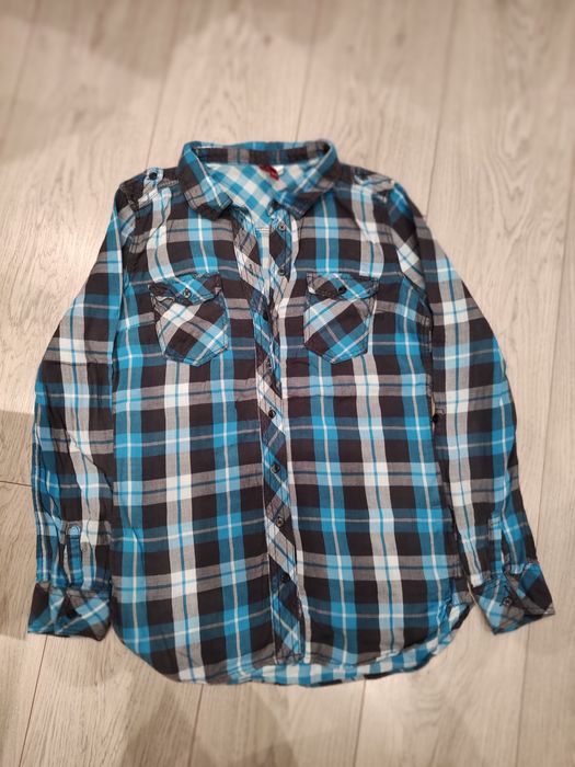 Koszula w kratę H&M rozmiar 38