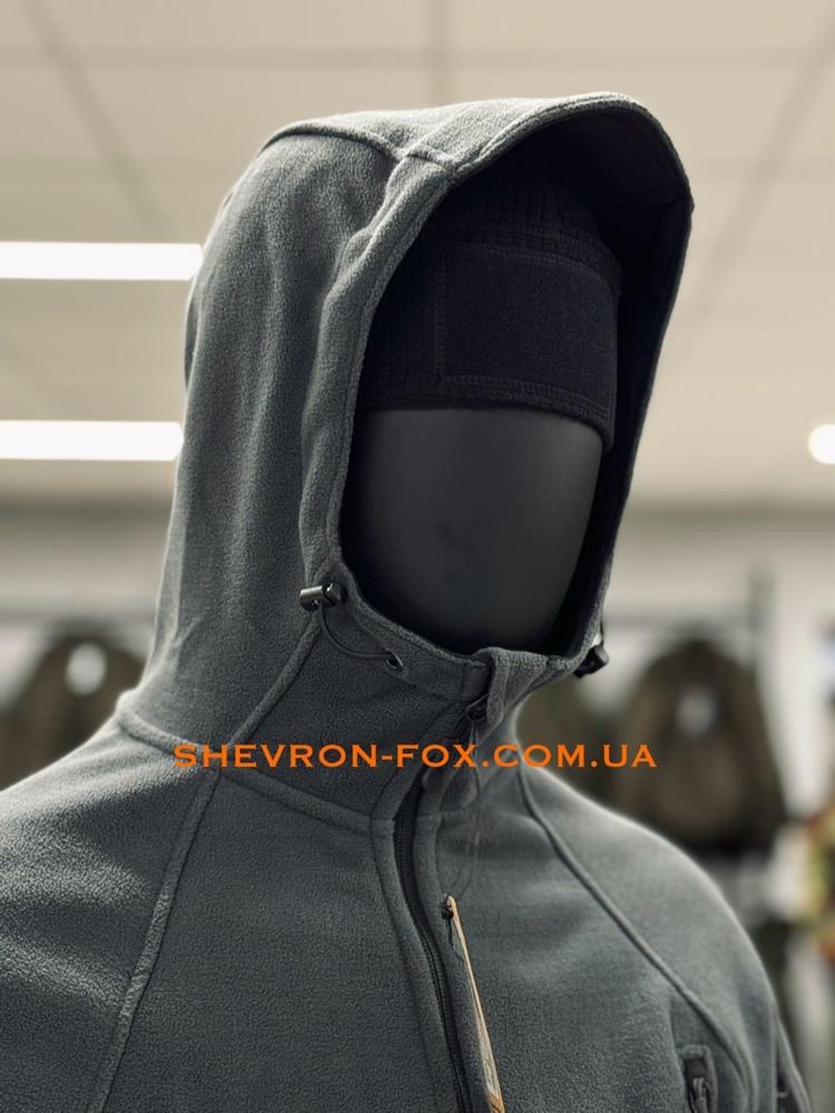 Флісова кофта Helikon Patriot Mk2 Hybrid Fleece - Shadow Grey/Black