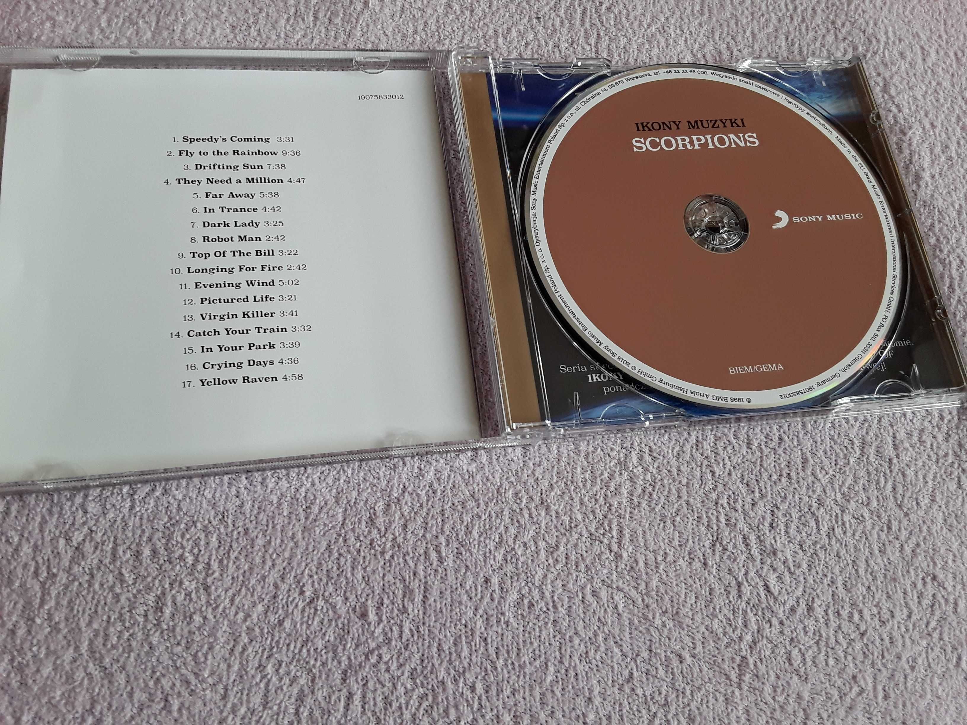 Scorpions płyta cd płyta kompaktowa