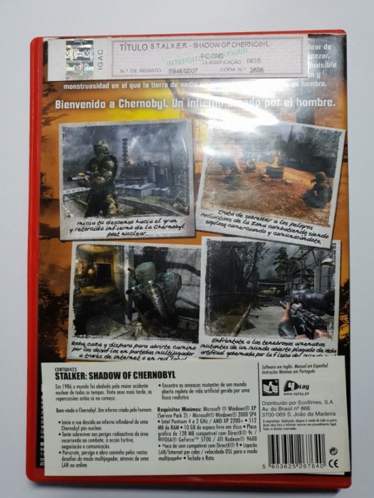 Jogo S.T.A.L.K.E.R. Shadow of Chernobyl
