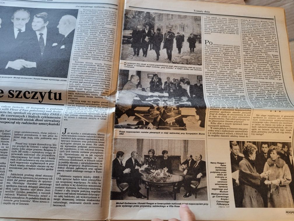 Stare czasopismo Perspektywy z PRL 1985