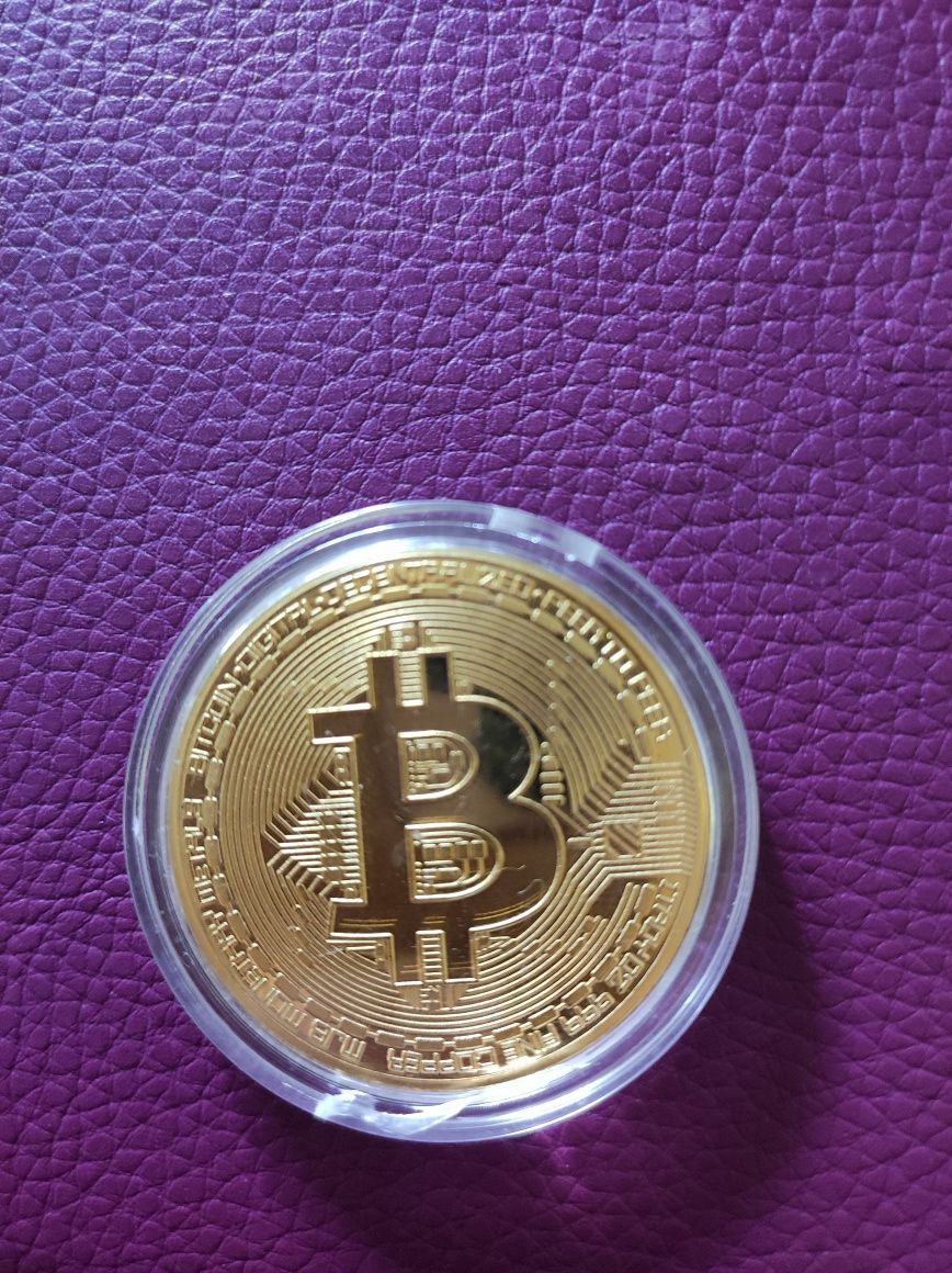Moneta kolekcjonerska Bitcoin
