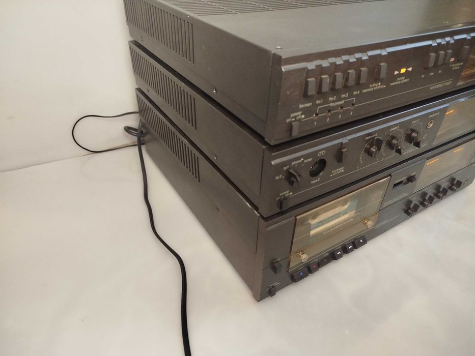 Retro wieża Schneider Tuner Wzmacniacz Magnetofon