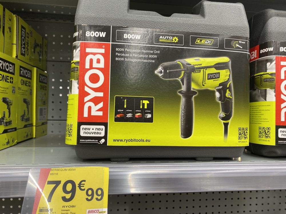 Berbequim Ryobi 750w