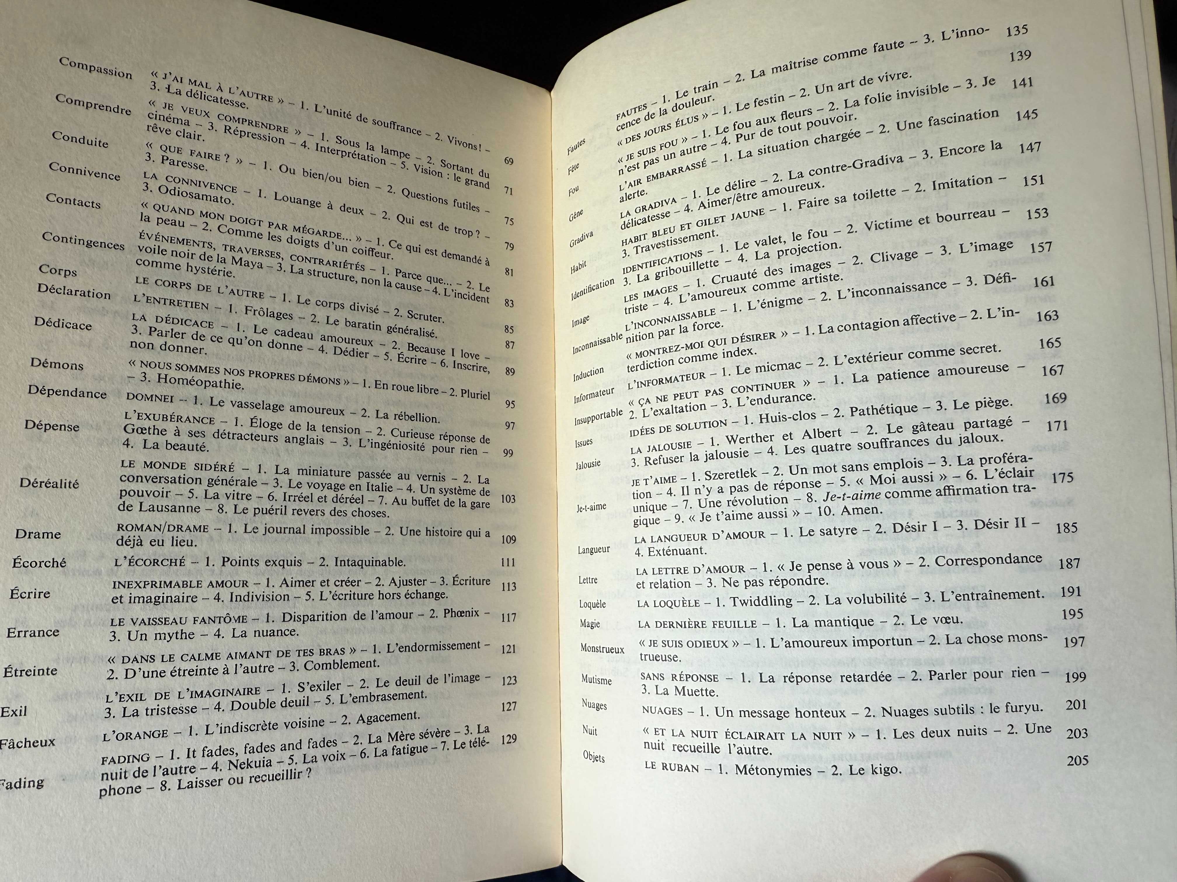 Roland Barthes – Fragments d'un discours amoureux