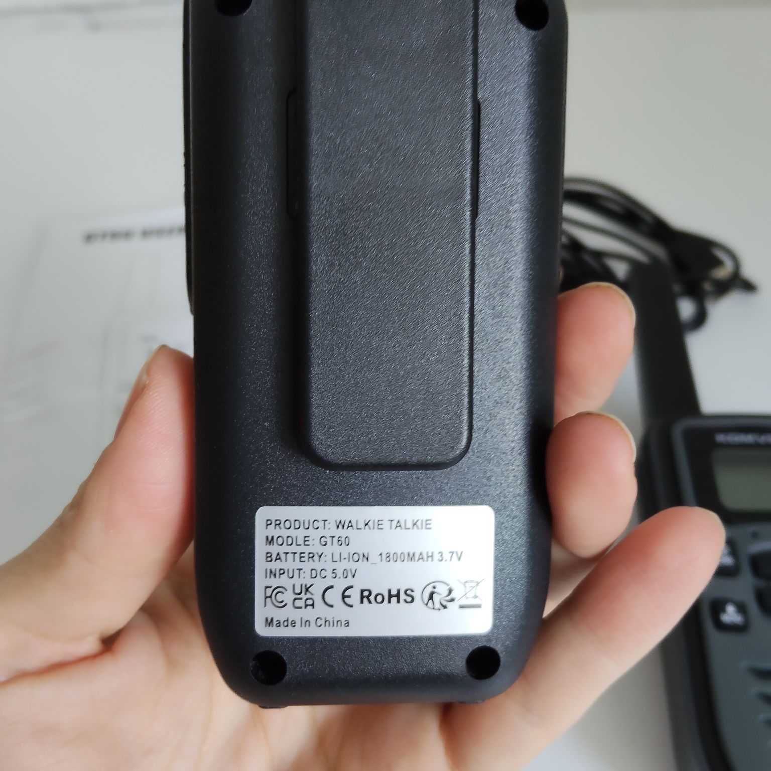 Комплект рацій KOMVOX GT60 (дві радіостанції)