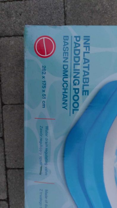 Basen dmuchany 262x175×51cm