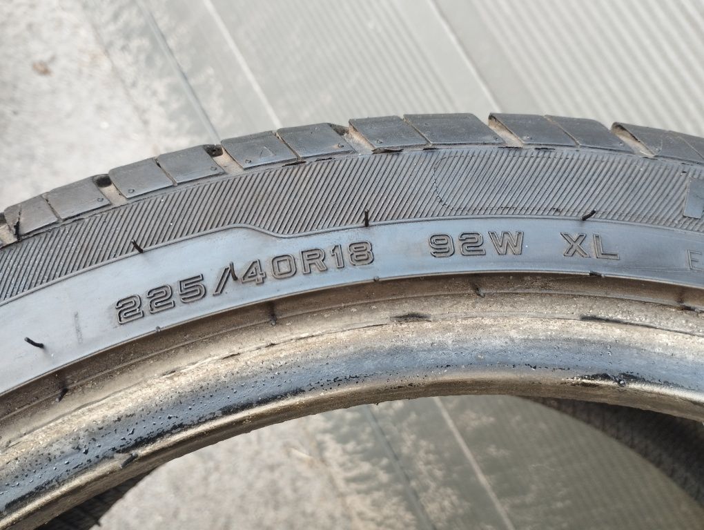 Пара 225/40r18 6 мм