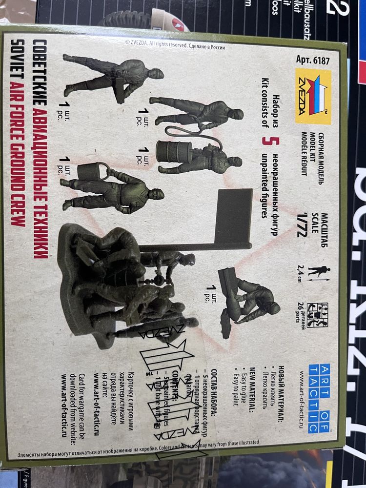 Zvezda - Technicy sowieccy w skali 1/72