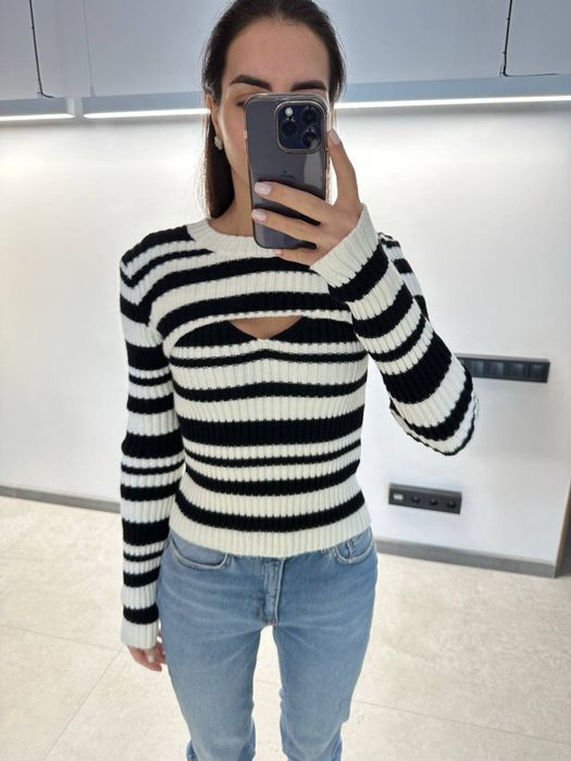 Кофта в полоску з двох елементів