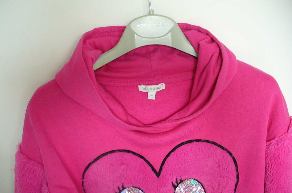 Tunika, bluza bluezoo z kapturem dla dziewczynki 140, 9/10l