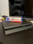 PS4-slim + jogos