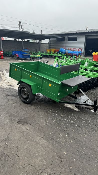 Пицеп до мотоблока зуб,8л.с,Прицеп до мині трактора,прицепчик