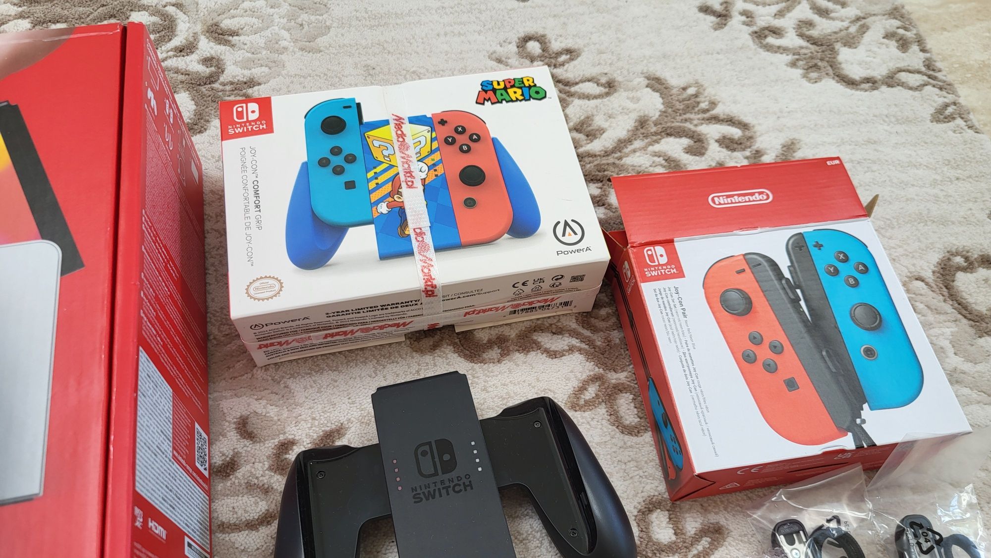 Nintendo Switch Oled Nowa + joycony + dodatki