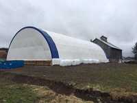 Hala namiotowa łukowa 9x24x4,5 m magazyn wiata konstrukcja ocynkowana