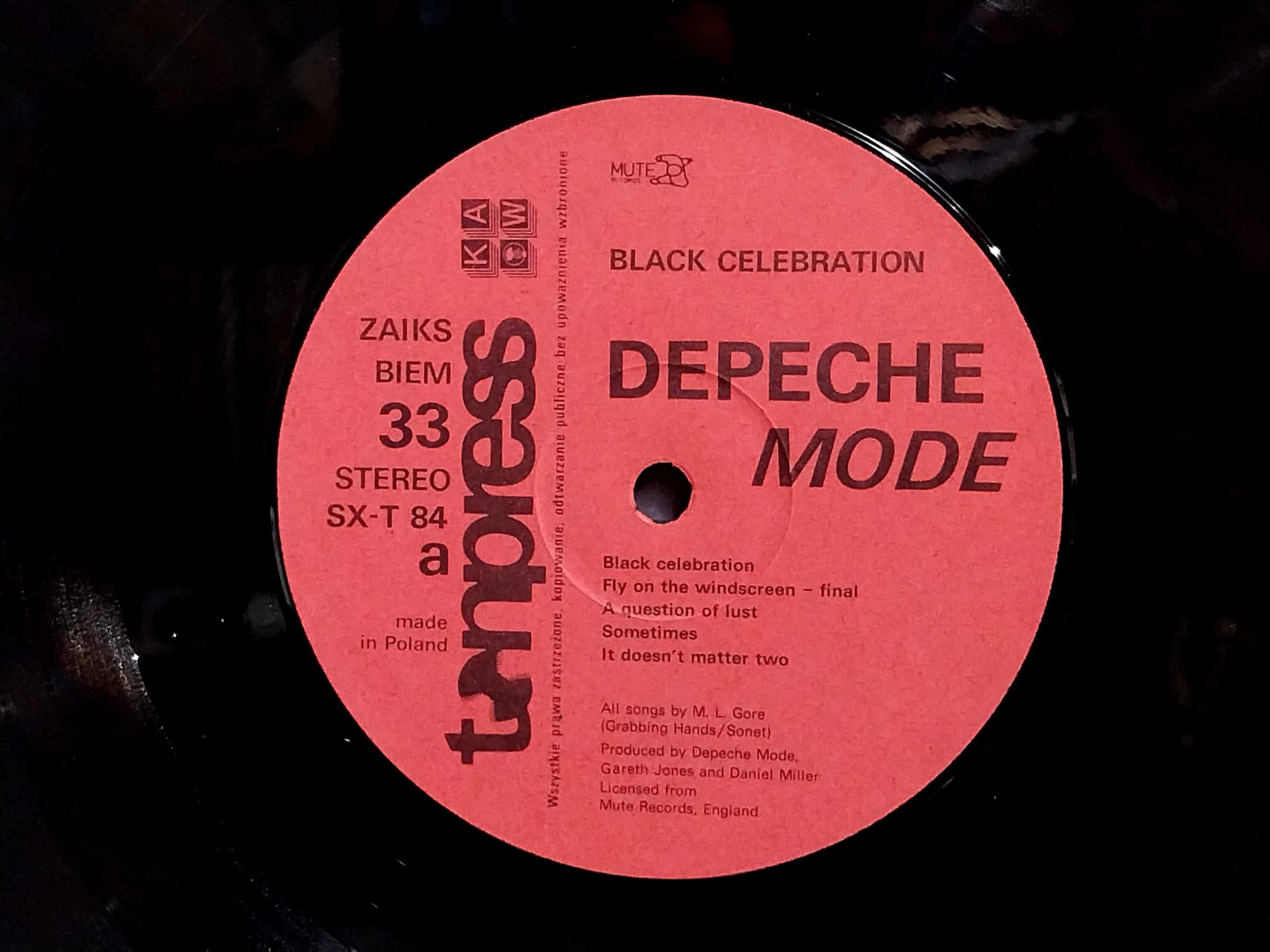 Depeche Mode – Black Celebration, LP, 1987, PL