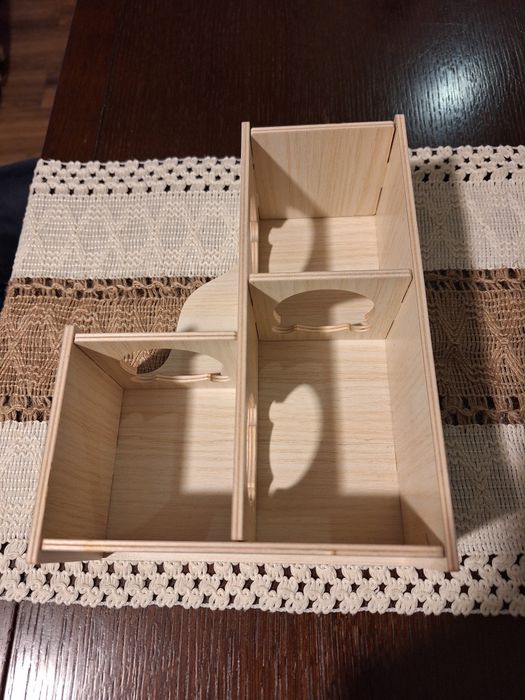 Domek dla chomika myszy gryzonia duzy drewniany