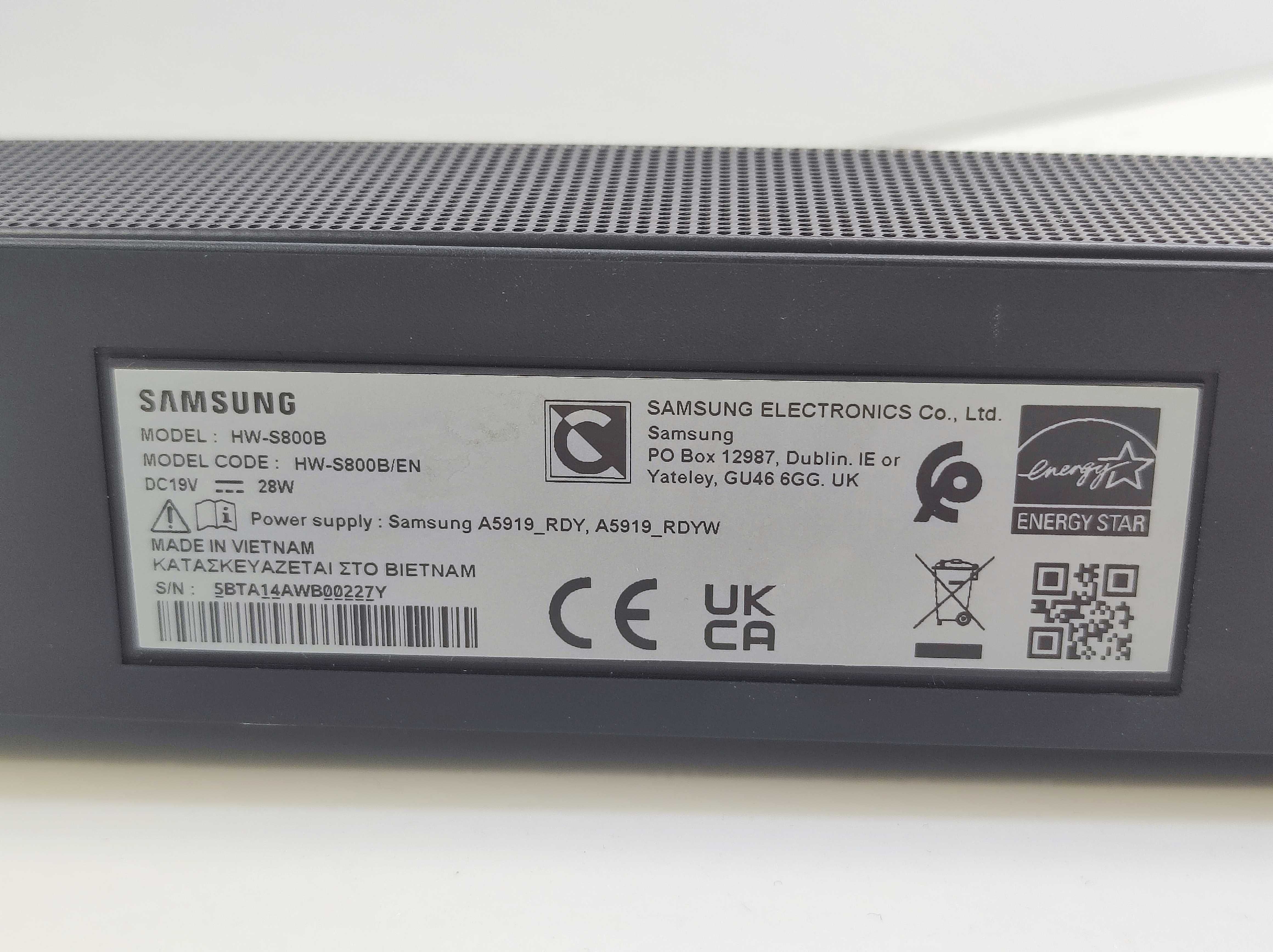 Soundbar SAMSUNG HW-S800B