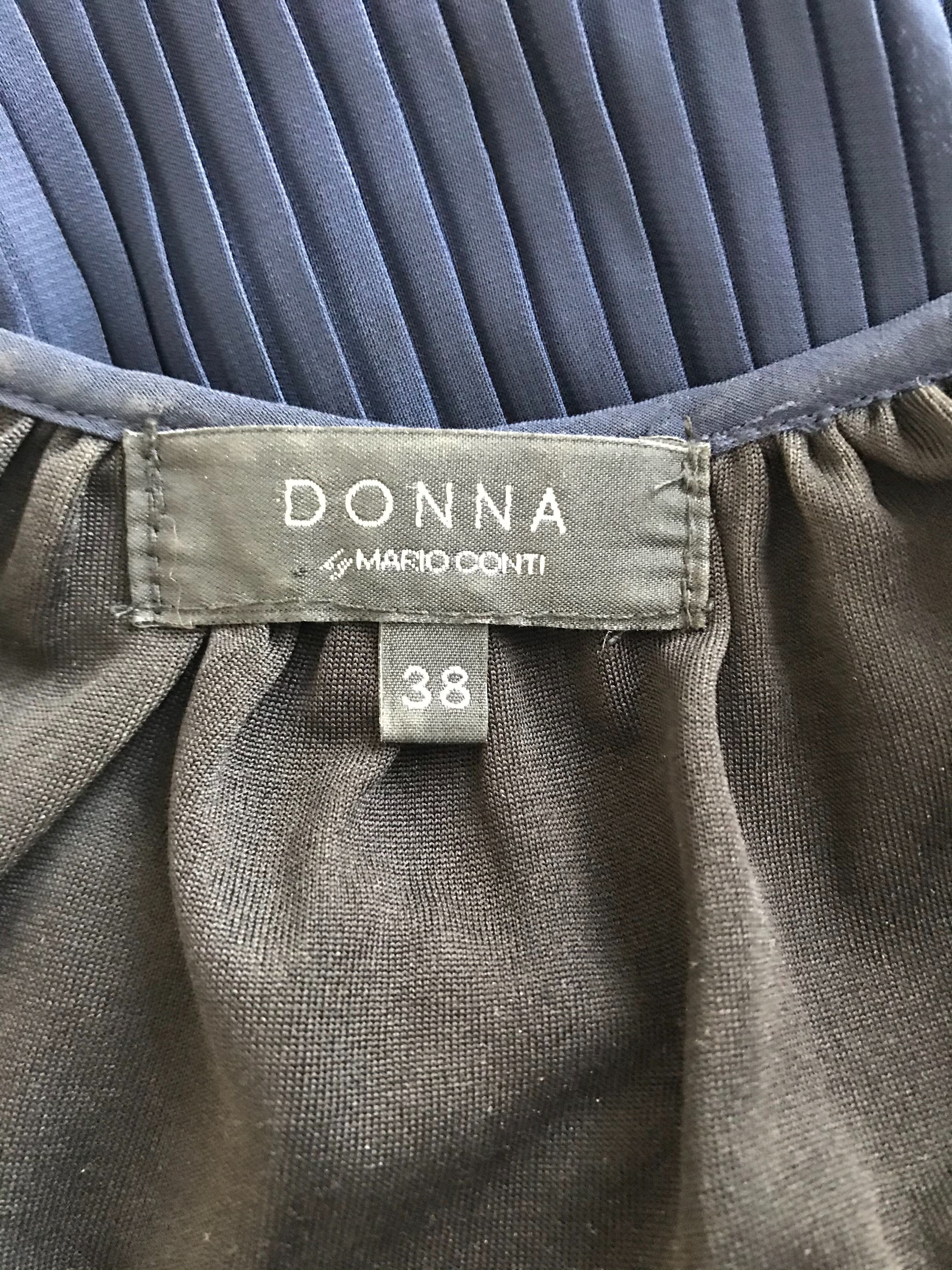 Donna by Mario Conti sukienka plisowana M oversize