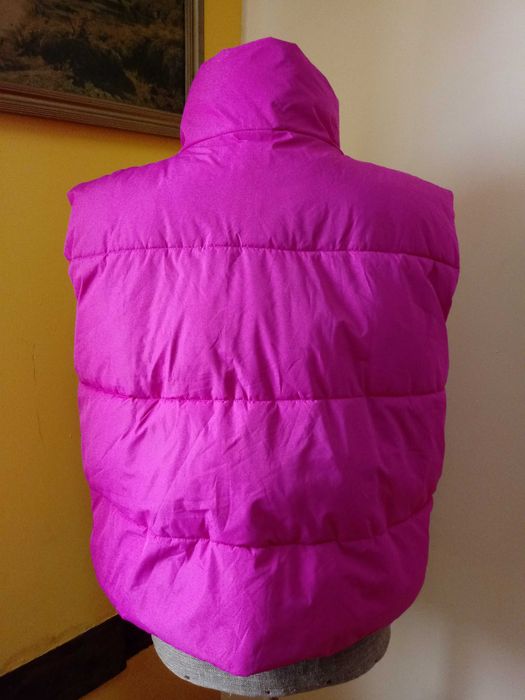Różowy ocieplany bezrękawnik Donna rozm 42