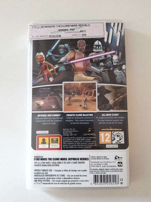 Jogo PSP "Star Wars - the Clone Wars Republic Heroes"