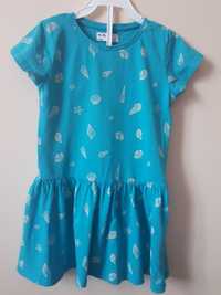 Sukienka z krótkim rękawem dla dziewczynki 51015 r.110
