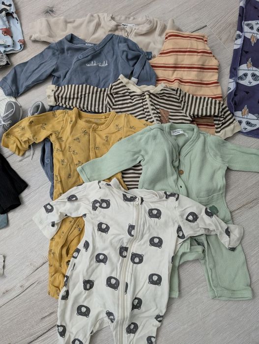 Paka ubrań 56/62 chłopczyk H&M Newbie Lindex Sinsay Lupilu Cool Club