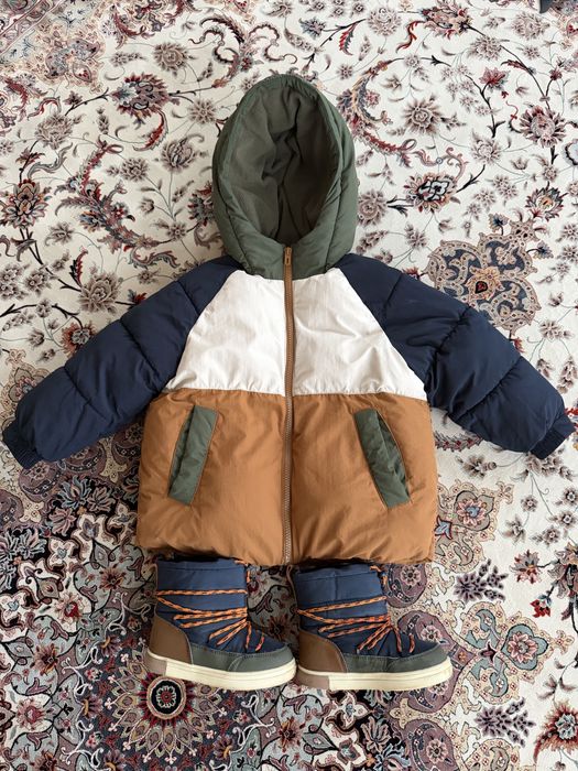 Куртка zara 104, сапожки next 28